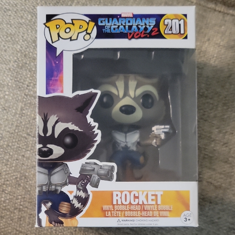 Funko Pop! Rocket Vinyl Figure - Black and Gray